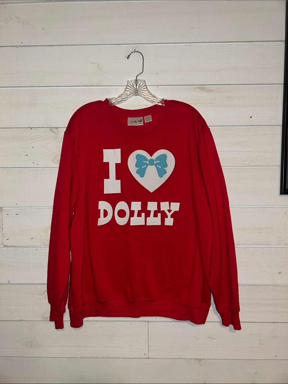 I ♥ Dolly Red Crewneck Sweatshirt